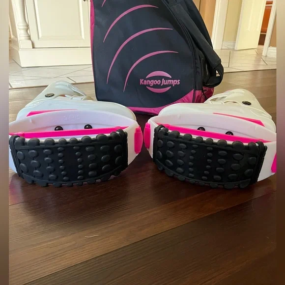 Jump Women's Pink and White Fitness Boots - Picture 2 of 7